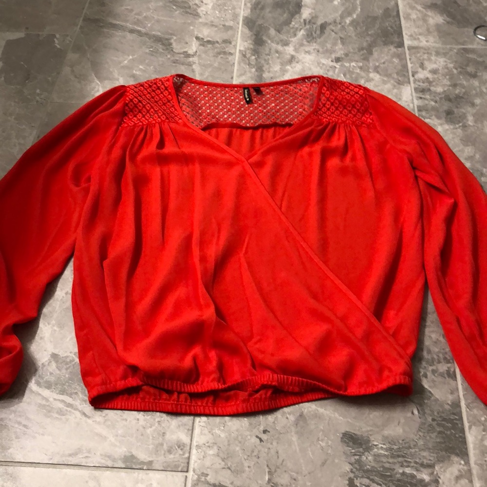 Pretty red-orange blouse